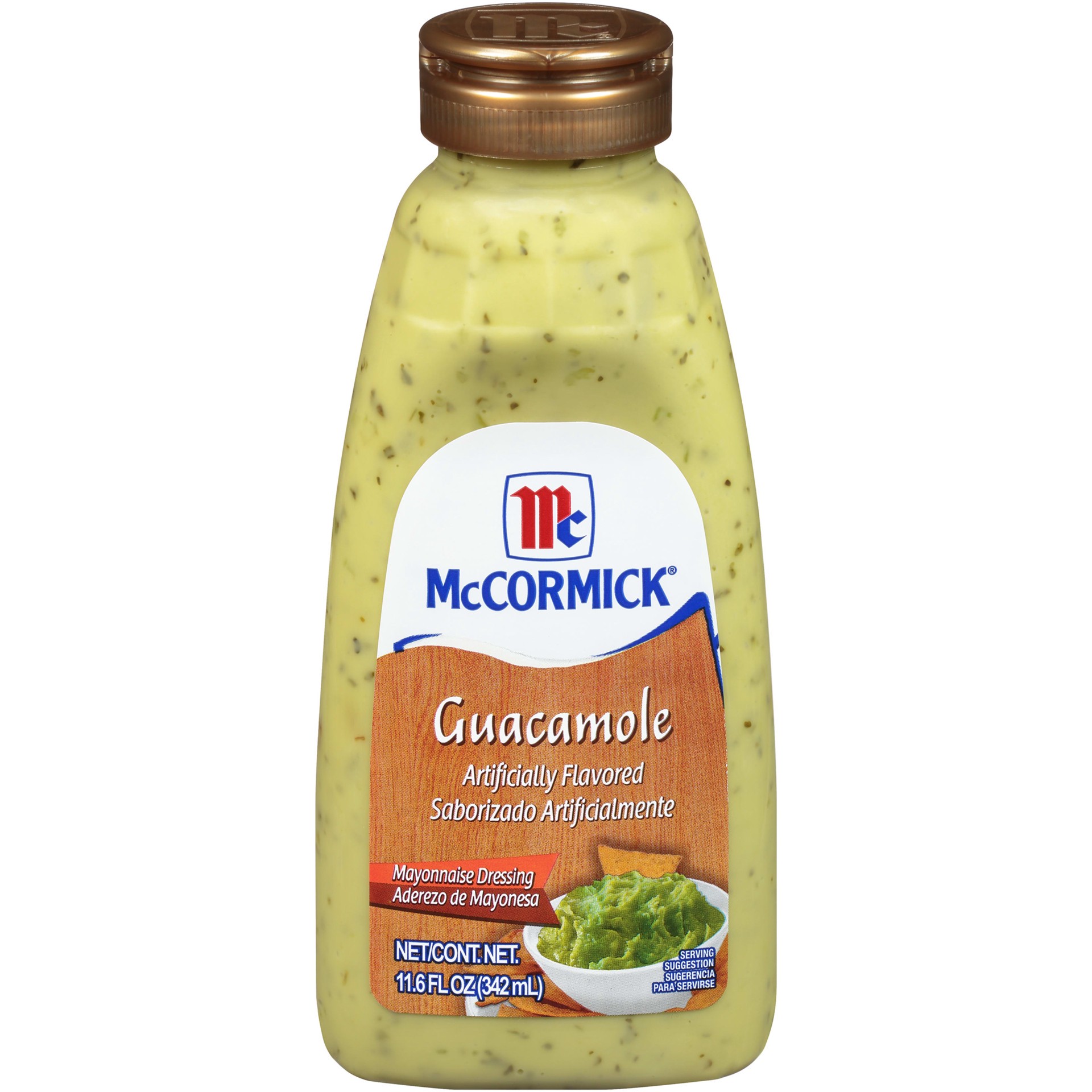 slide 1 of 5, McCormick Guacamole Artificially Flavored Mayonnaise Dressing, 11.6 fl oz, 11.60 fl oz