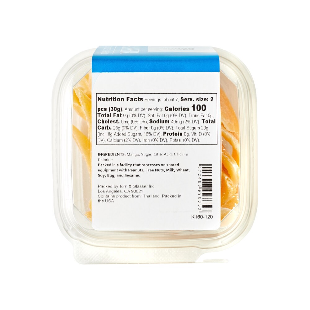 slide 3 of 3, Torn & Glasser Torn Glasser Low Sugar Mango Slices, 7 oz