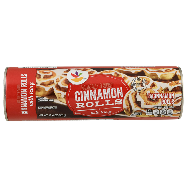 slide 1 of 1, Giant Cinnamon Rolls with Icing - 8 ct, 8 ct; 12.4 oz
