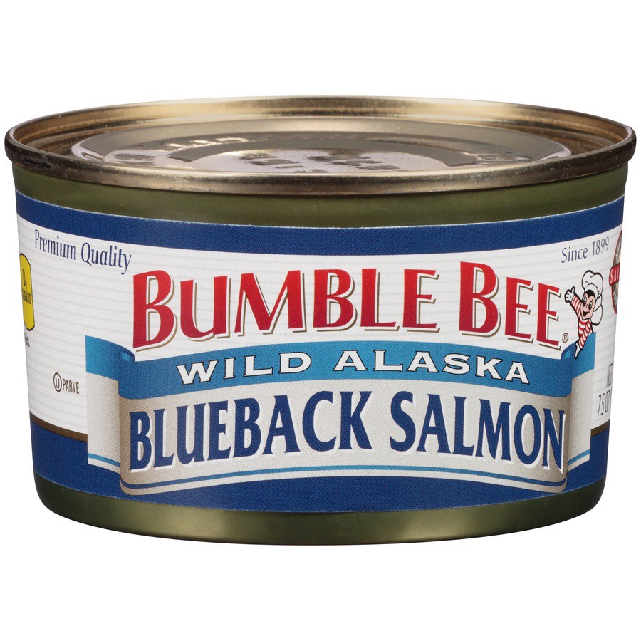 slide 6 of 8, Bumble Bee Salmon, Blueback, 7.5 oz