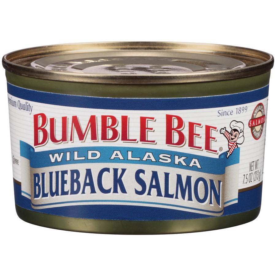 slide 7 of 8, Bumble Bee Salmon, Blueback, 7.5 oz