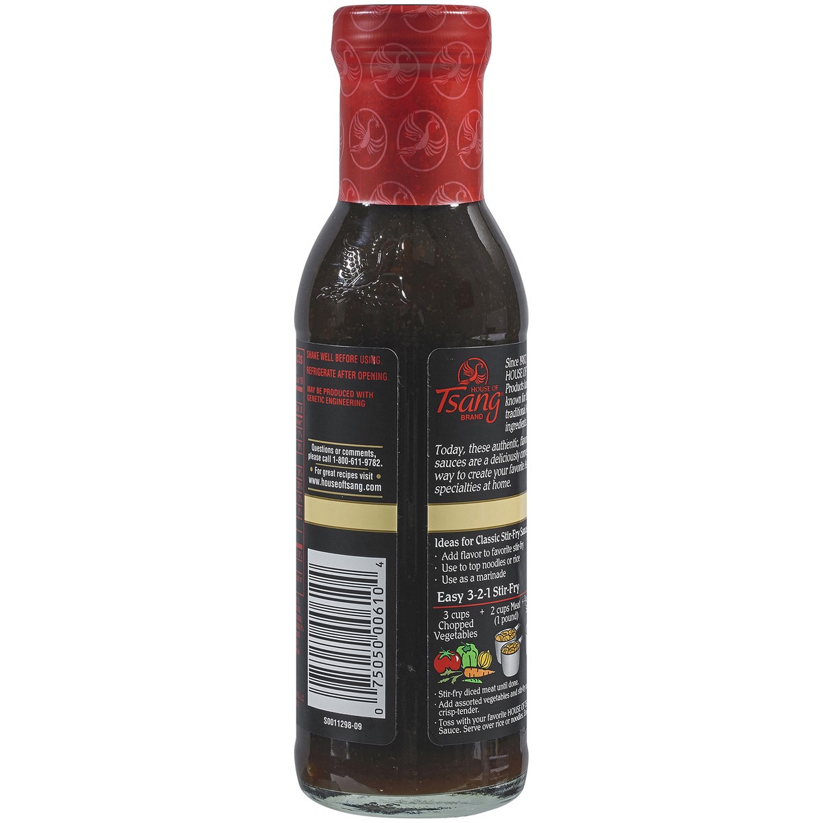 slide 3 of 7, House of Tsang Classic Stir-Fry Sauce 11.5 oz. Bottle, 11.5 oz