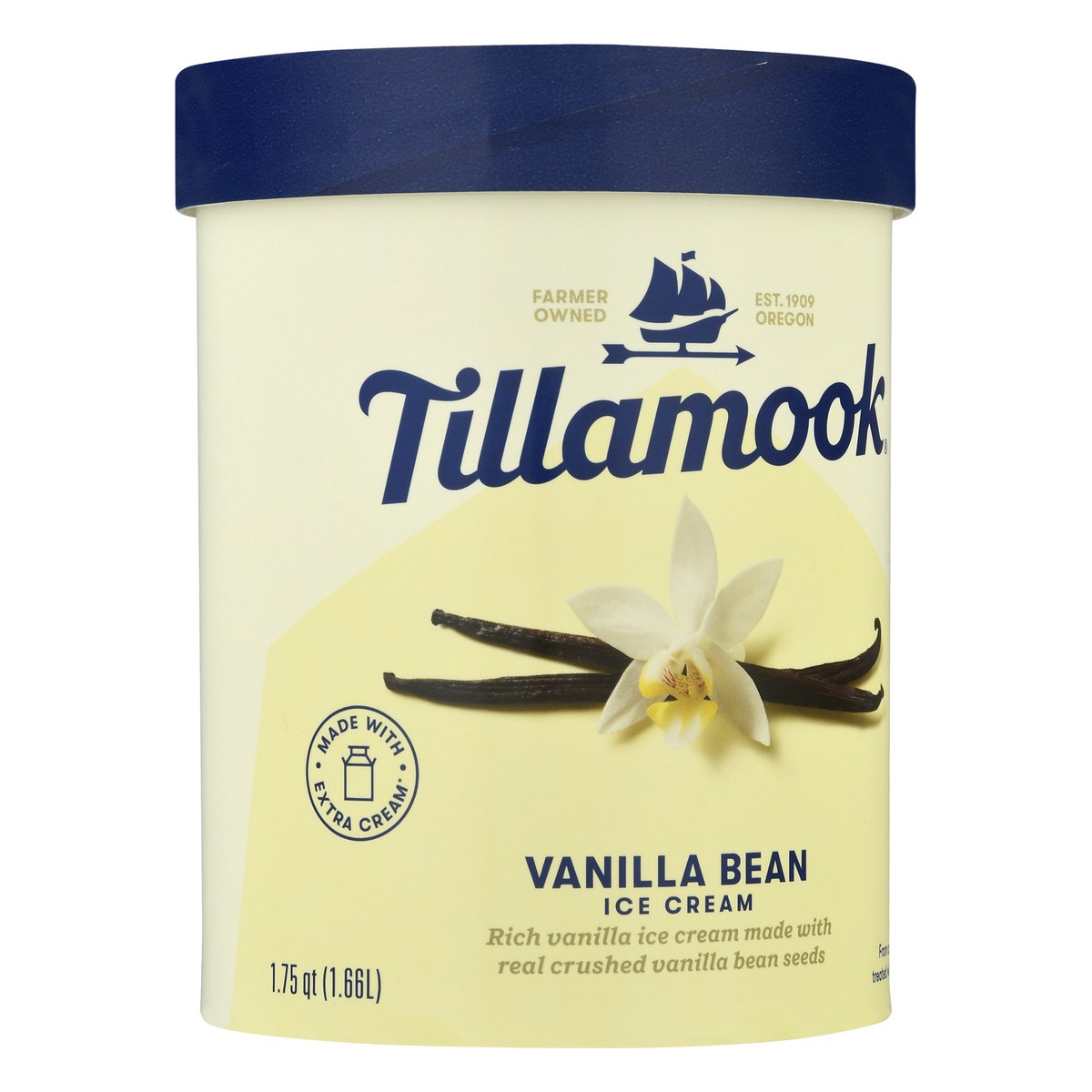 slide 5 of 9, Tillamook Vanilla Bean Ice Cream 1.75 qt, 1.75 qt