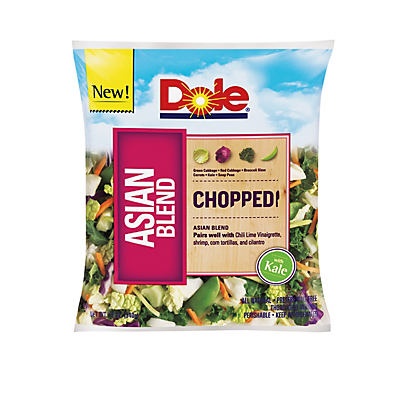 slide 1 of 1, Dole Asian Blend Chopped Salad, 12 oz