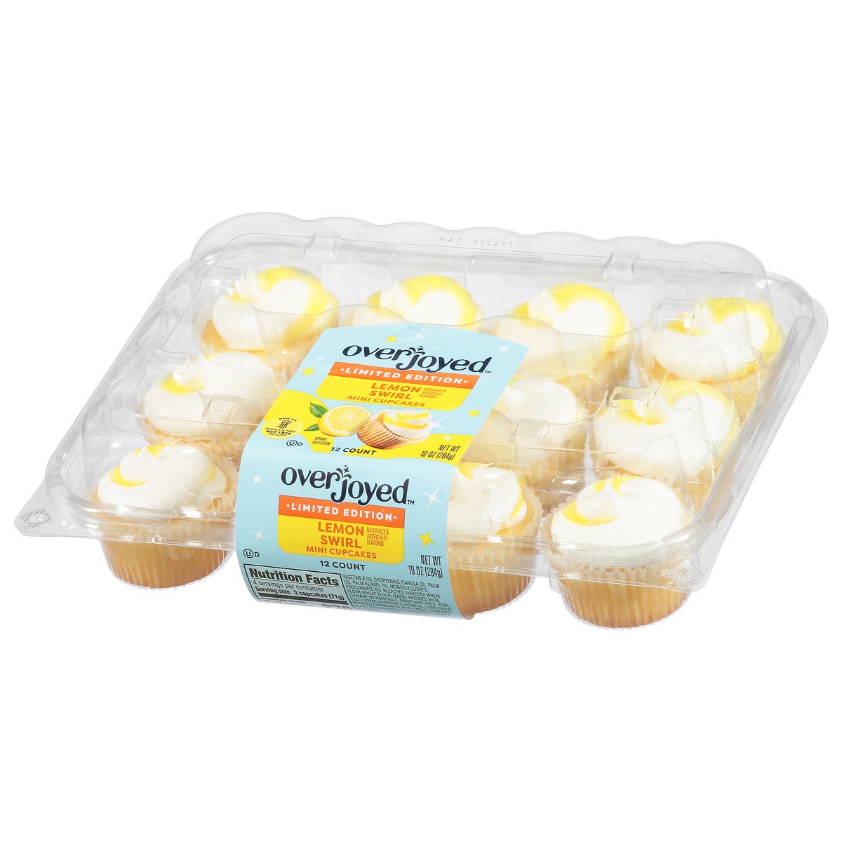 slide 4 of 4, Overjoyed Lemon Mini Cupcakes 10 Oz - 10 OZ, 10 oz