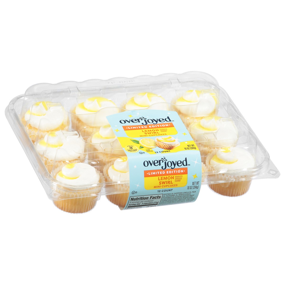 slide 2 of 4, Overjoyed Lemon Mini Cupcakes 10 Oz - 10 OZ, 10 oz