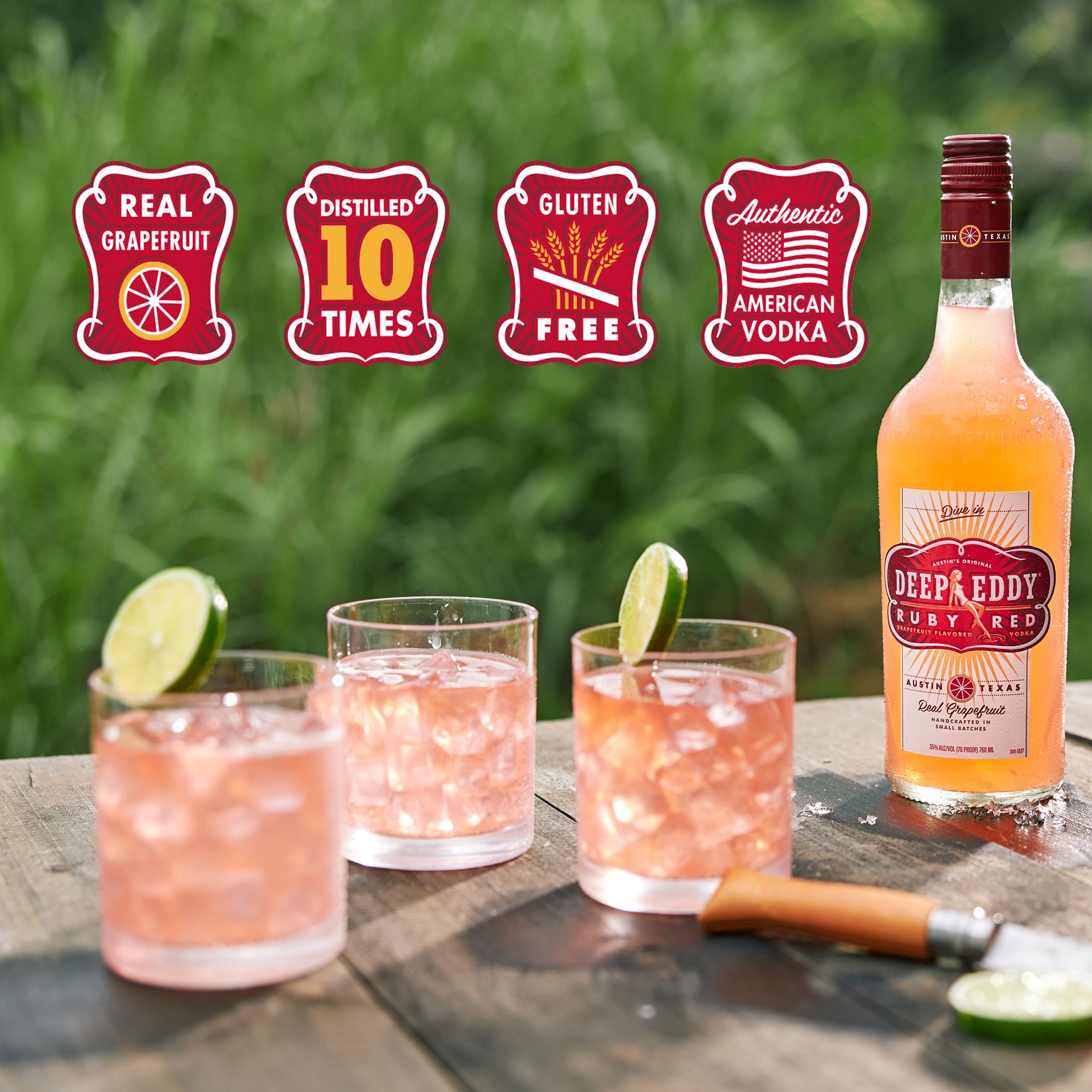 slide 2 of 3, Deep Eddy Ruby Red Vodka, 1 liter