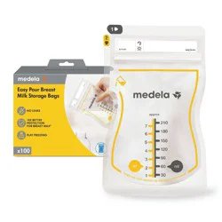 Medela Recyclable Breast Milk Storage Bags - 100 ct