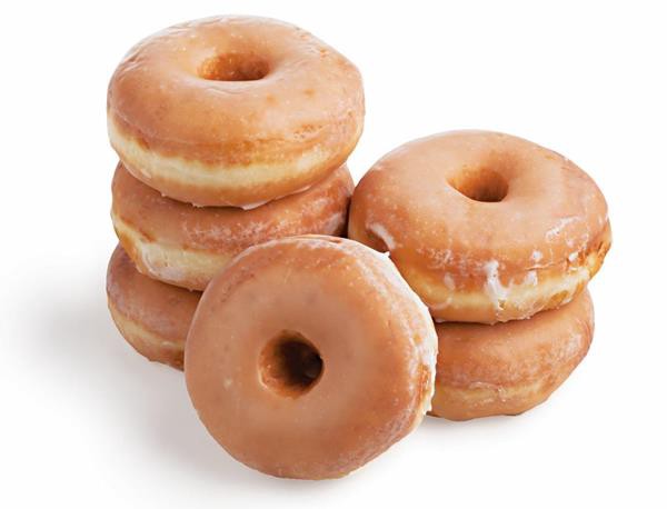 slide 1 of 1, Glazed Donuts 6 Count, 1.66 oz