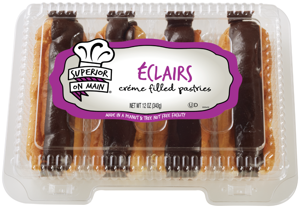 slide 3 of 5, Superior on Main Eclairs, 4 ct