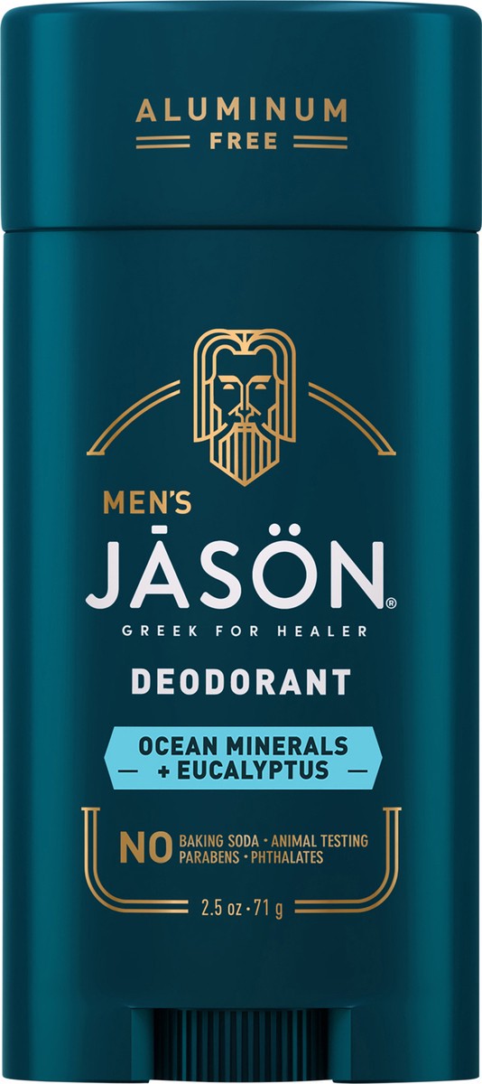 slide 2 of 3, Jason Men's Ocean Minerals + Eucalyptus Deodorant 2.5 oz, 2.5 oz