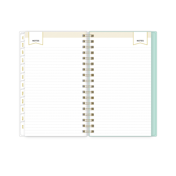 slide 2 of 5, 2024-2025 Day Designer Weekly/Monthly Planning Calendar, 3-5/8"" X 6-1/8"", Flower Field Mint, July To June, 144878, 1 ct