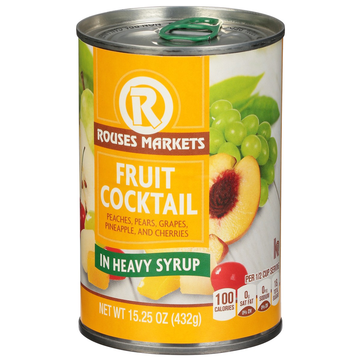 slide 2 of 9, Rouses Markets Fruit Cocktail in Heavy Syrup 15.25 oz, 15.25 oz