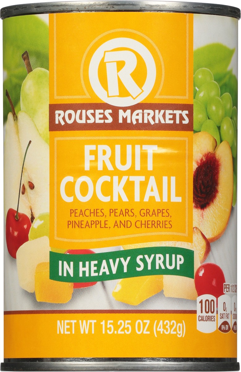 slide 9 of 9, Rouses Markets Fruit Cocktail in Heavy Syrup 15.25 oz, 15.25 oz