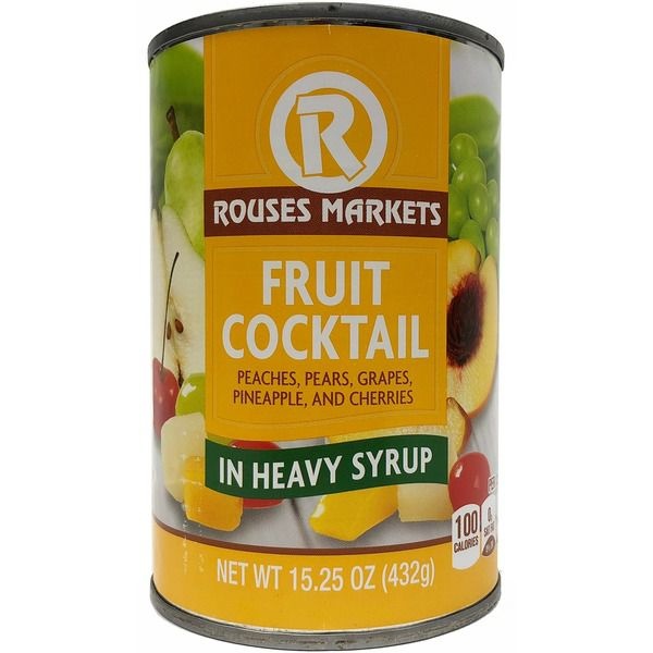 slide 1 of 1, Rouses Fruit Cocktail in Heavy Syrup, 15.25 oz