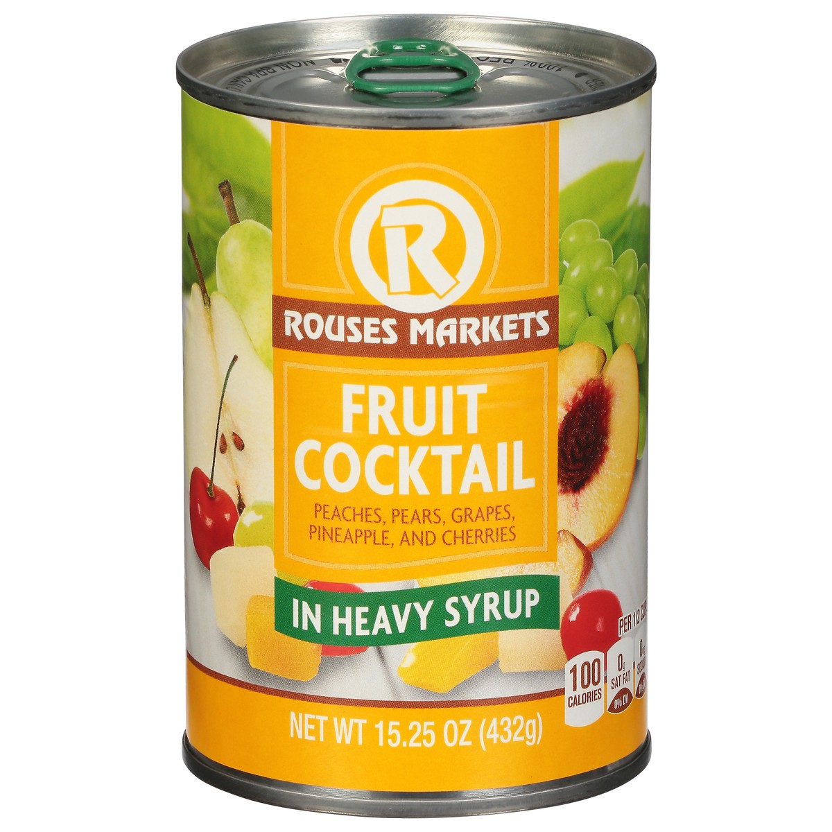 slide 1 of 9, Rouses Markets Fruit Cocktail in Heavy Syrup 15.25 oz, 15.25 oz