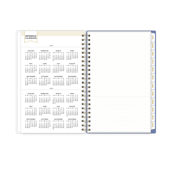 slide 5 of 6, 2024-2025 Day Designer Weekly/Monthly Planning Calendar, 5"" X 8"", Blurred Spring Frosted, July To June, 144881, 1 ct