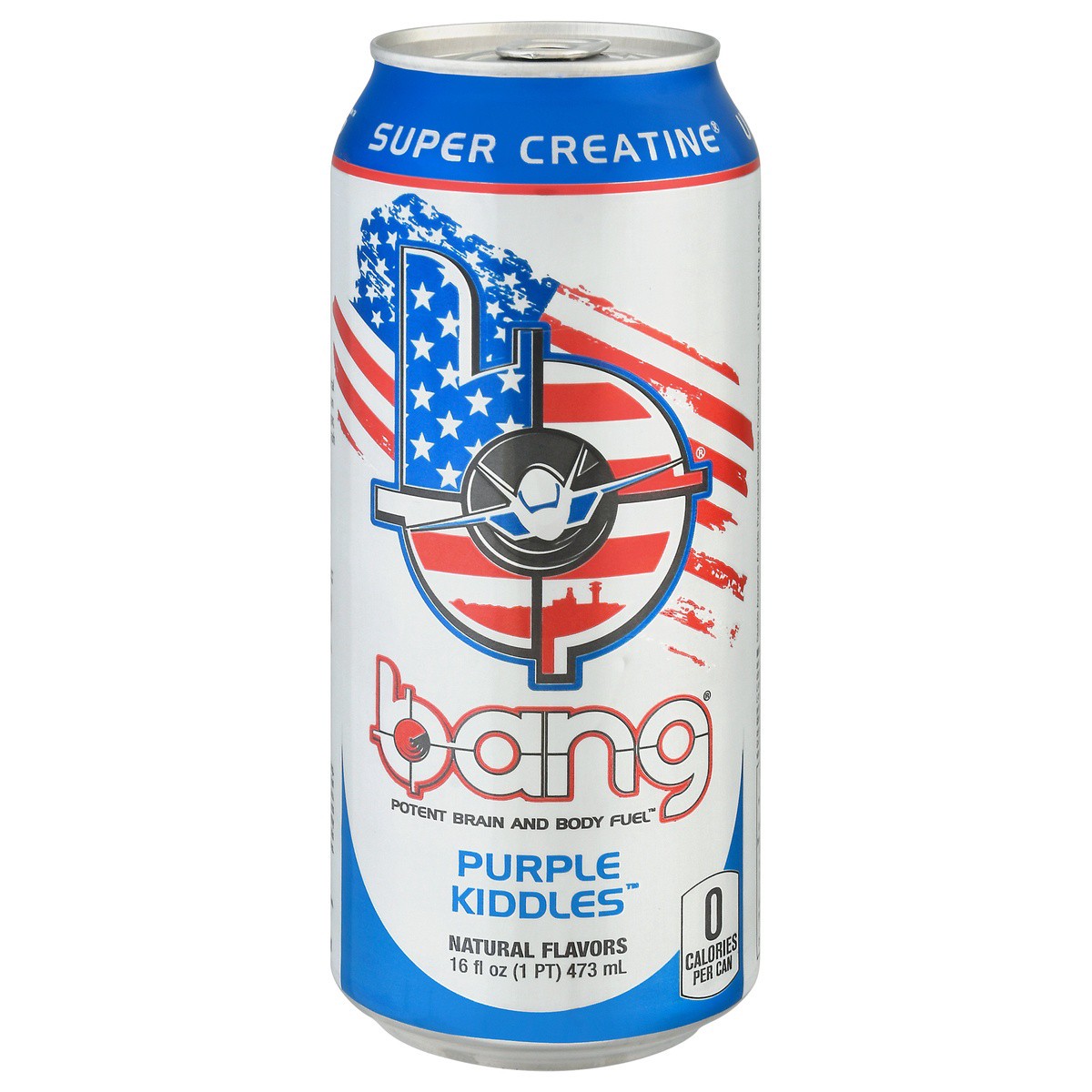 slide 1 of 9, Bang Super Creatine Purple Kiddles Energy Drink - 16 fl oz, 16 fl oz