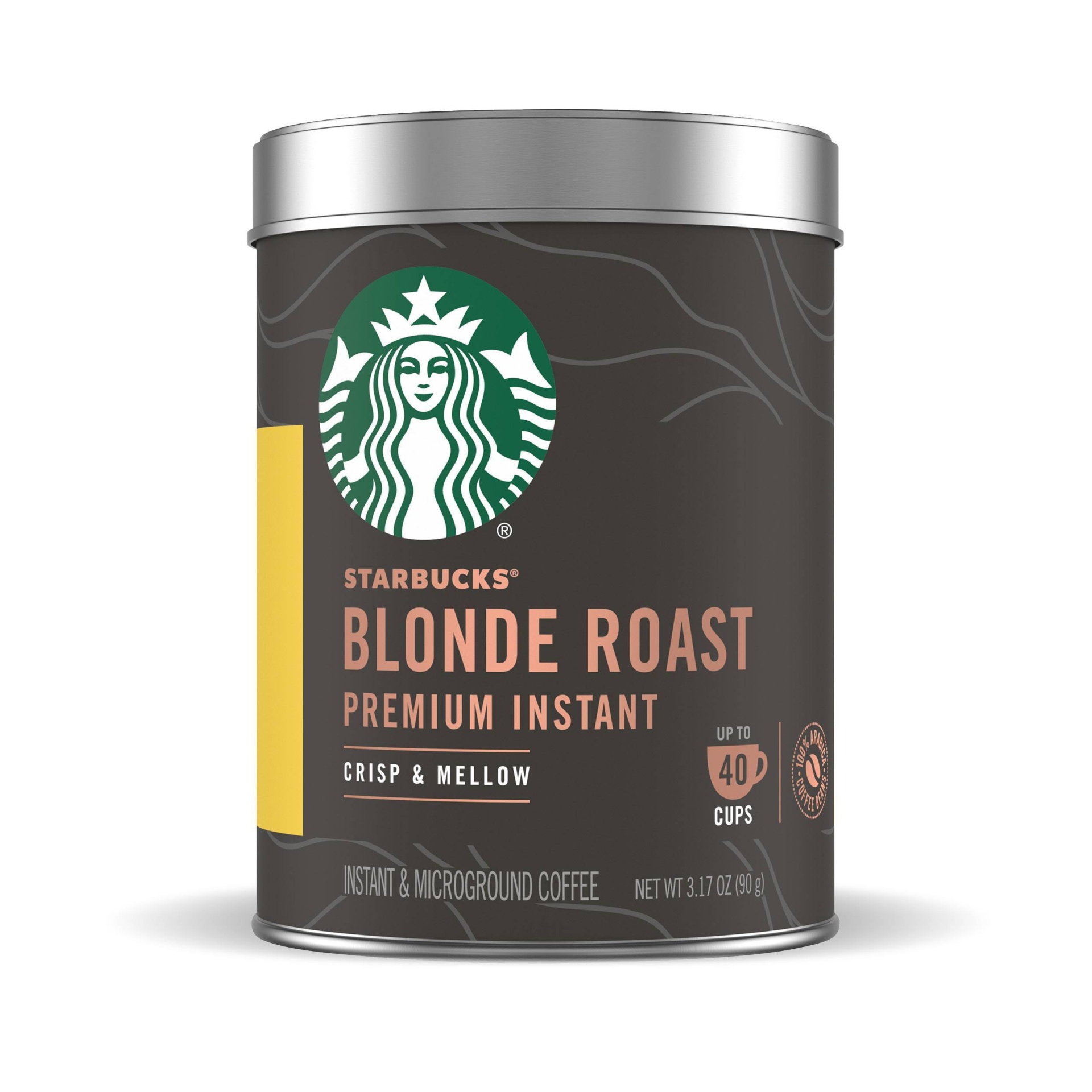 slide 1 of 1, Starbucks Premium Instant Coffee, Blonde Roast, 100% Arabica Beans- 3.17 oz, 3.17 oz