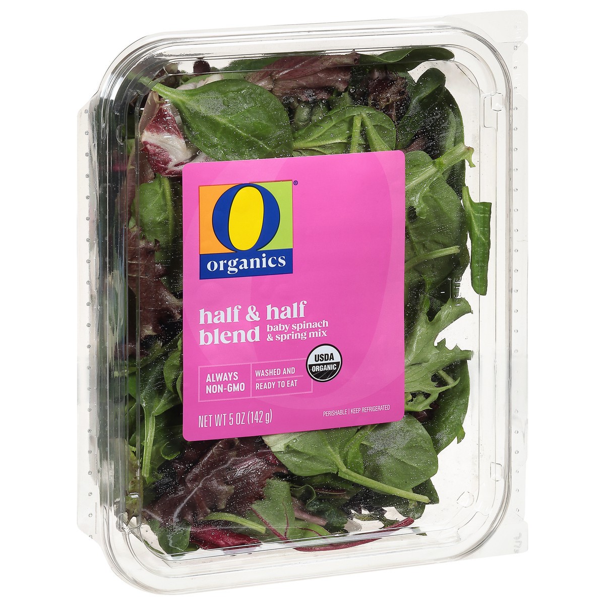slide 2 of 9, O Organics Half & Half Salad Blend, 