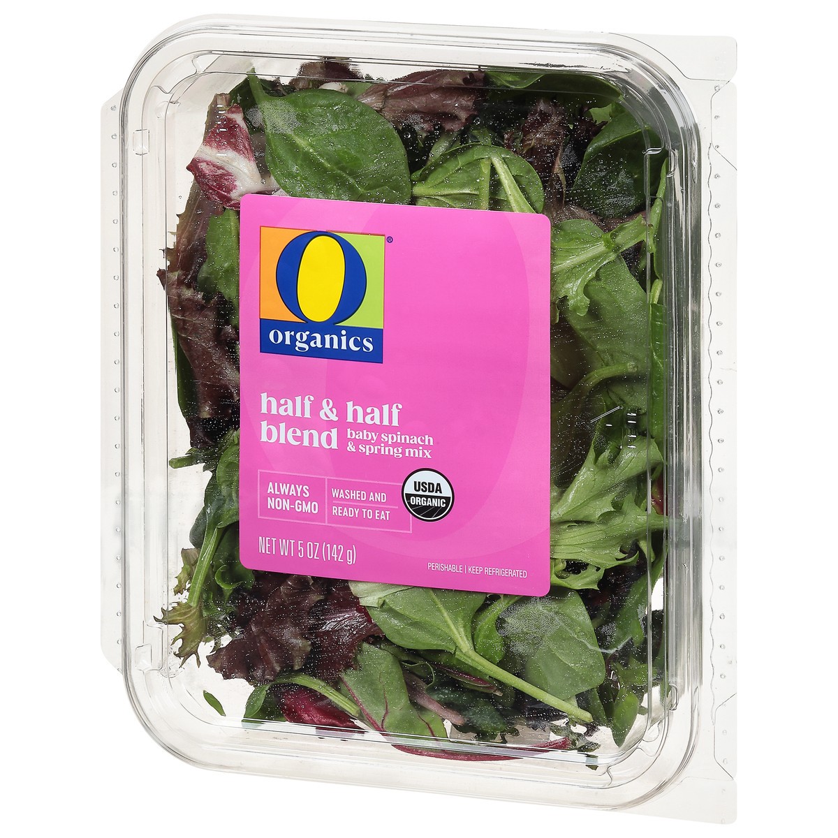 slide 3 of 9, O Organics Half & Half Salad Blend, 