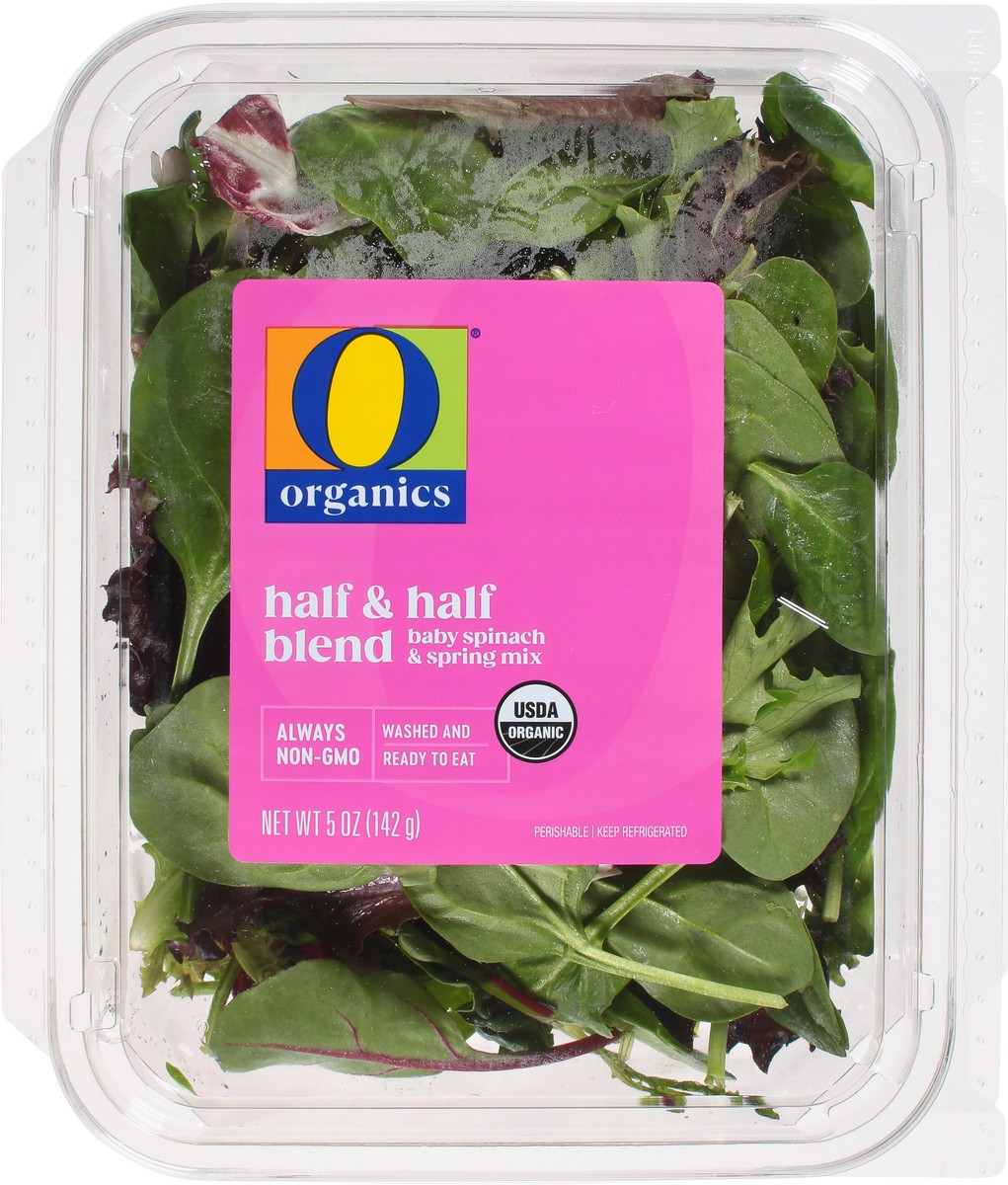 slide 6 of 9, O Organics Half & Half Salad Blend, 