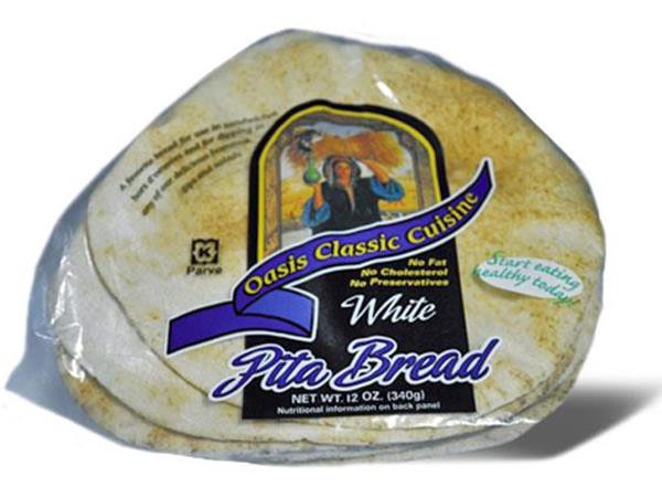 slide 1 of 1, Oasis Classic Cuisine White Pita Bread, 1 ct