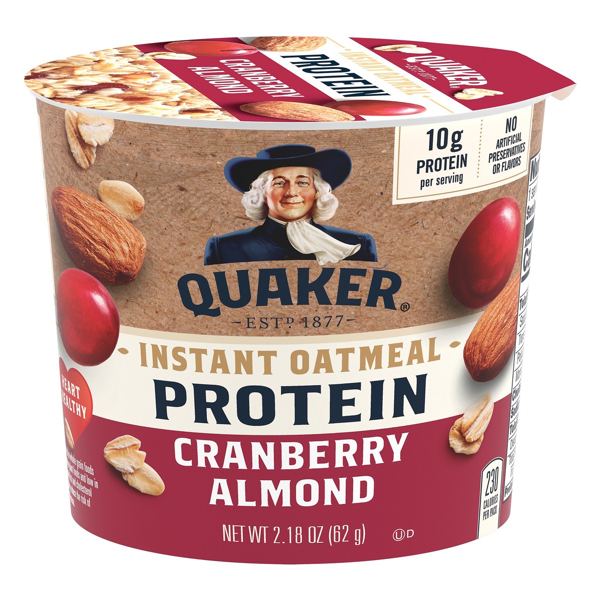 slide 1 of 5, Quaker Instant Oatmeal, 2.18 oz