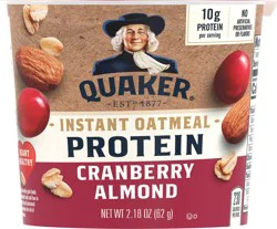 Quaker Instant Oatmeal, Cranberry Almond, Protein