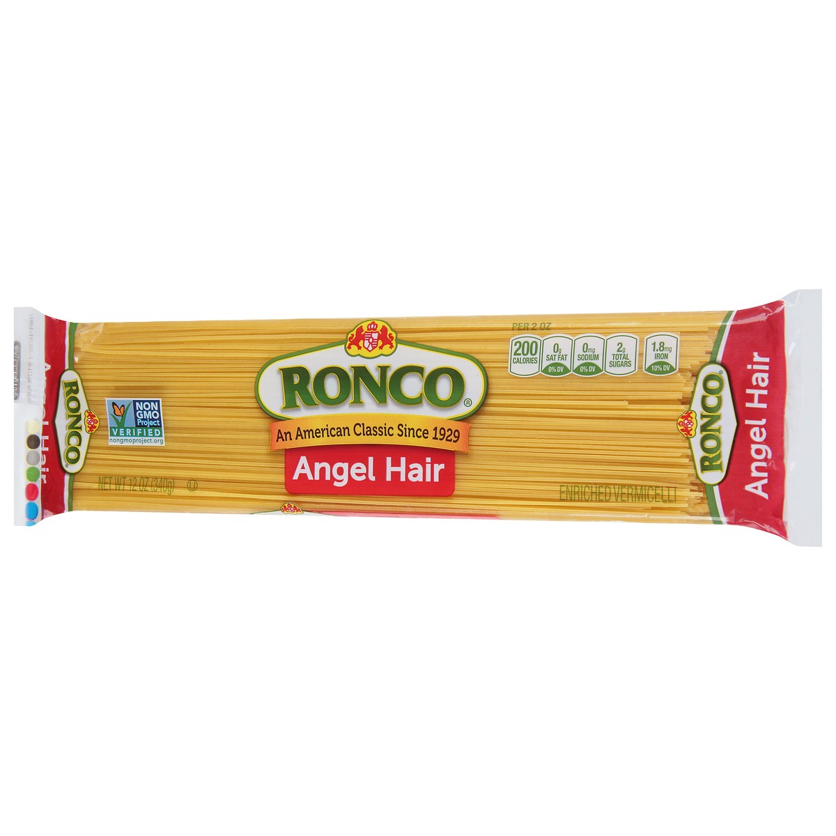 slide 3 of 11, Ronco Angel Hair Pasta 12 oz, 12 oz