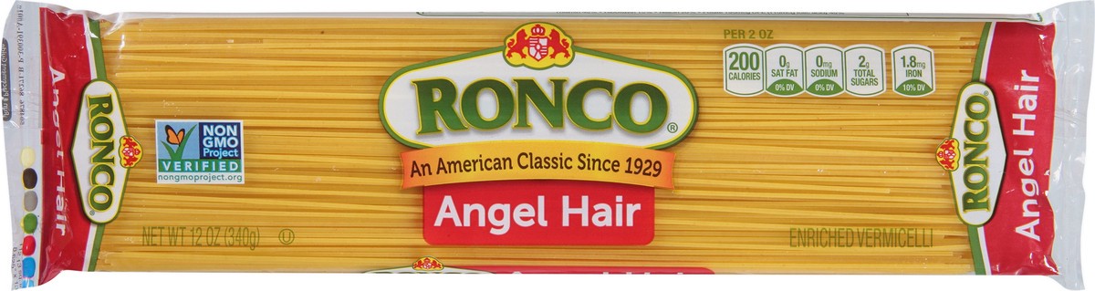 slide 10 of 11, Ronco Angel Hair Pasta 12 oz, 12 oz