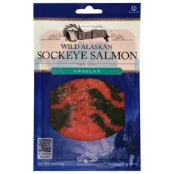 Echo Falls Wild Alaskan Gravlax Sockeye Salmon 4 oz