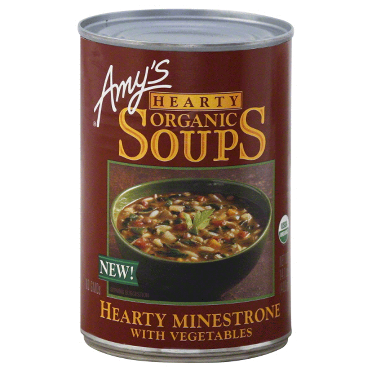 slide 1 of 1, Hearty Minestrone with Vegetables Soup, 14.1 oz