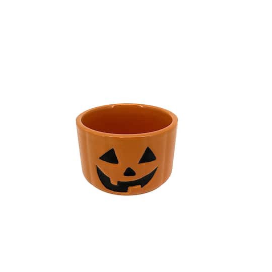 slide 1 of 2, Pumpkin Ramekin By Makery, 3.75 in x 3.75 in x 2.16 in
