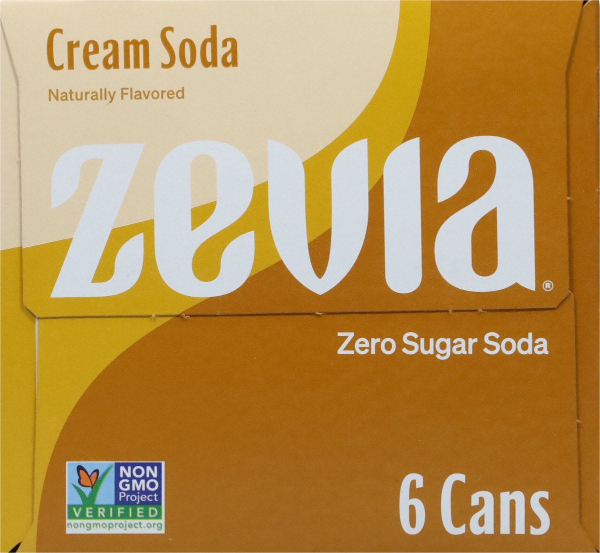 slide 3 of 9, Zevia Zero Sugar Cream Soda 6 - 12 fl oz Cans, 6 ct