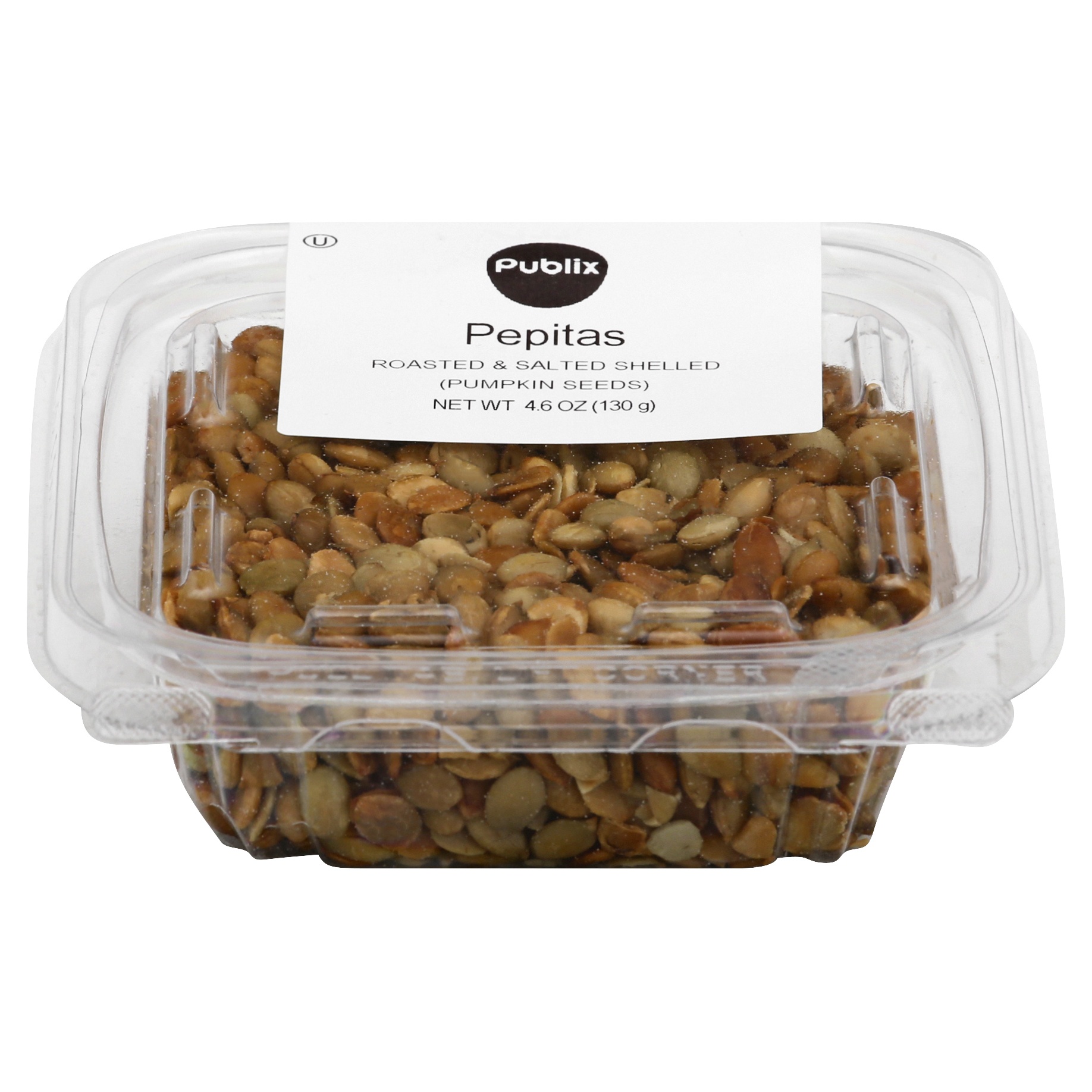 slide 1 of 1, Publix Shelled Roasted & Salted Pepitas, 4.6 oz