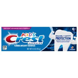Kid's Crest Crest Kids Enamel + Cavity Protection Toothpaste, Strawberry Flavor, 4.1oz