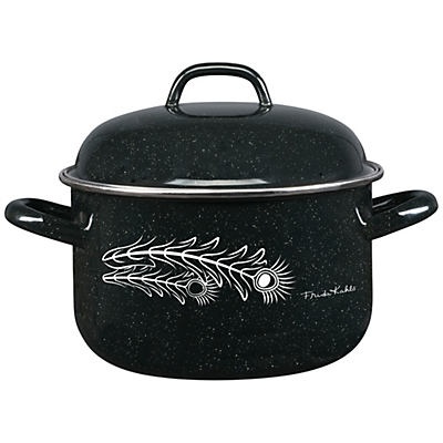 slide 1 of 1, Cinsa Frida Kahlo Black Stockpot, 3.8 qt