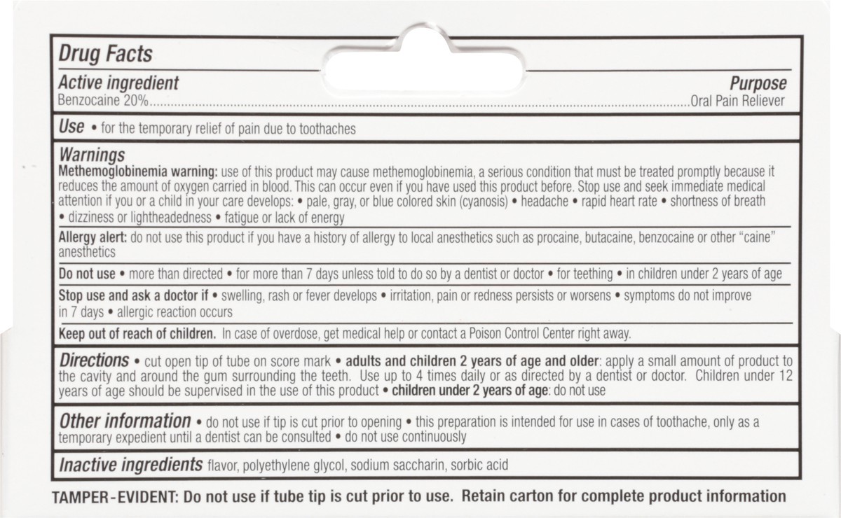 slide 9 of 10, TopCare Health Gel Maximum Strength Oral Pain Relief 0.5 oz, 0.5 oz