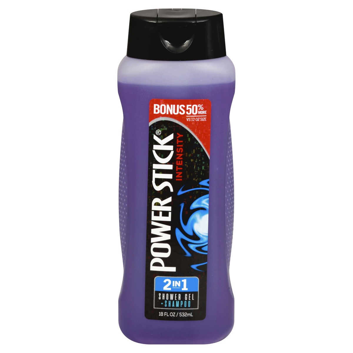 slide 9 of 12, Power Stick Intensity 2-In-1 Shower Gel, 18 fl oz