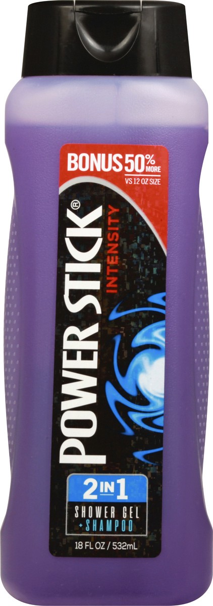 slide 7 of 12, Power Stick Intensity 2-In-1 Shower Gel, 18 fl oz