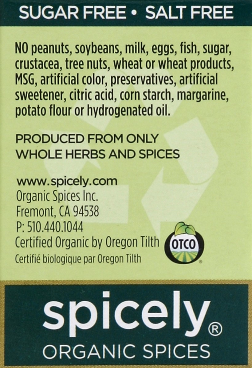 slide 4 of 4, Spicely Organic Spices Seasoning 0.1 oz, 0.1 oz