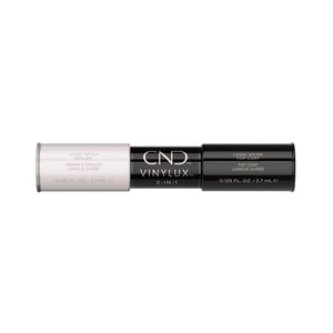 slide 1 of 1, Cnd Vinylux 2 In 1 Long Wear Nail Polish, Cream Puff, 0.125 oz