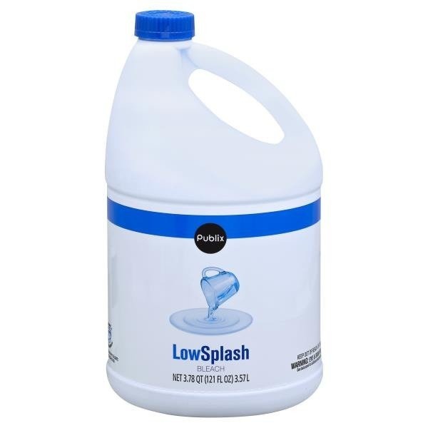 slide 1 of 1, Publix Low Splash Bleach, 121 fl oz