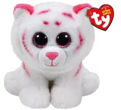 Beanie Babies Tabor Pink White Tiger Reg