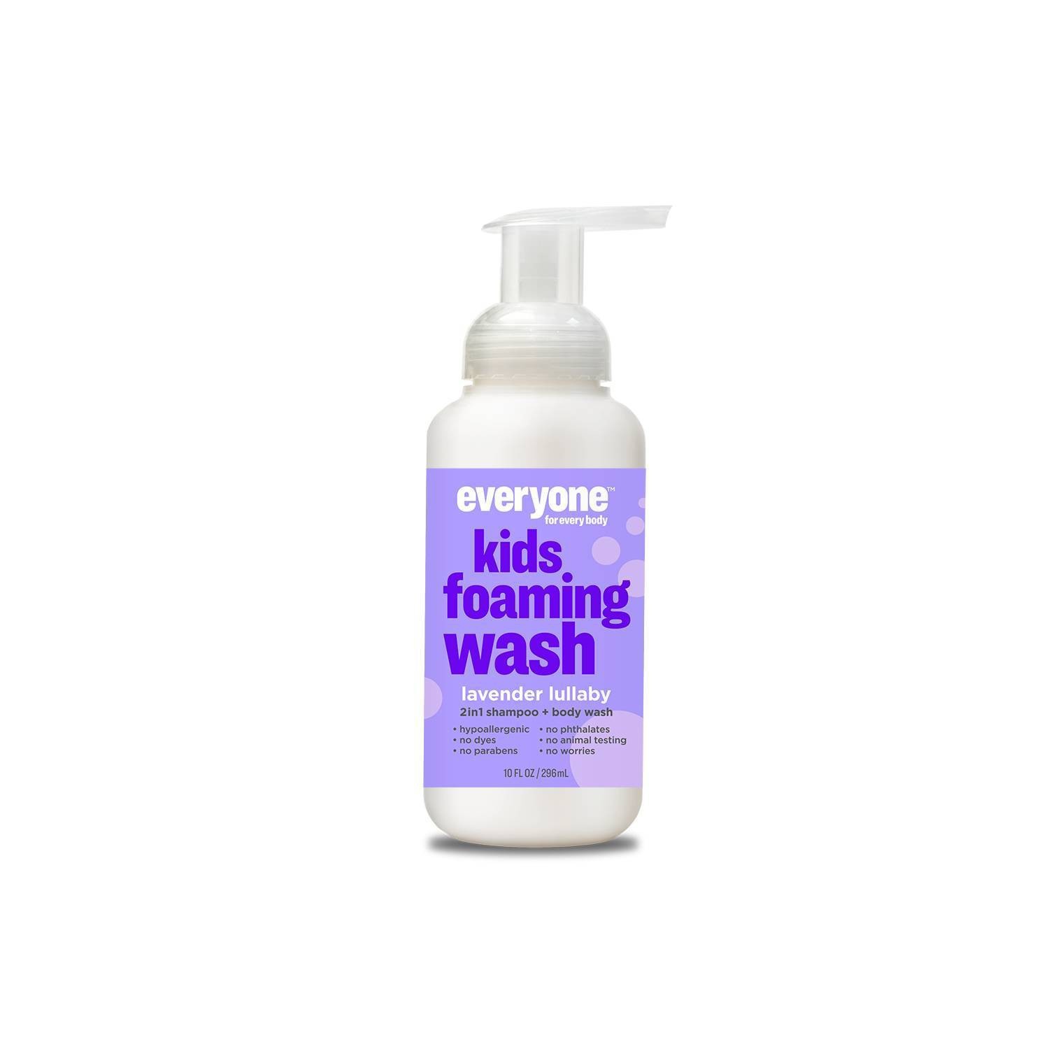 slide 1 of 1, Everyone Kids Lavender Lullaby Foam, 10 oz