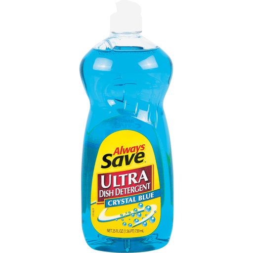 slide 1 of 1, Always Save Ultra Dish Detergent Crystal Blue, 25 oz