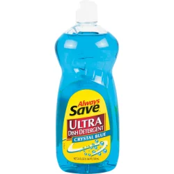 Always Save Ultra Dish Detergent Crystal Blue