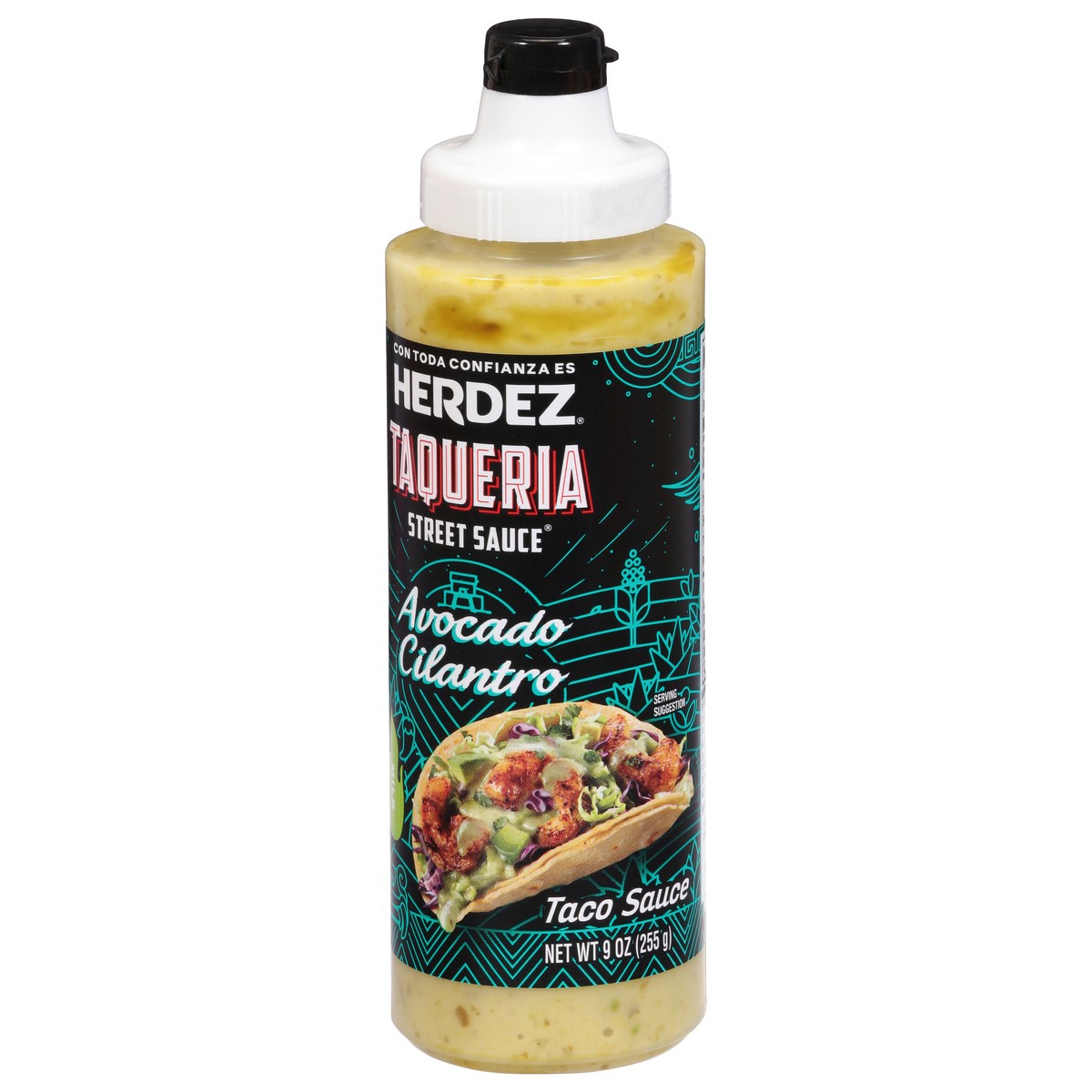 slide 8 of 9, HERDEZ TAQUERIA STREET SAUCE Avocado Cilantro Mild, 9 oz