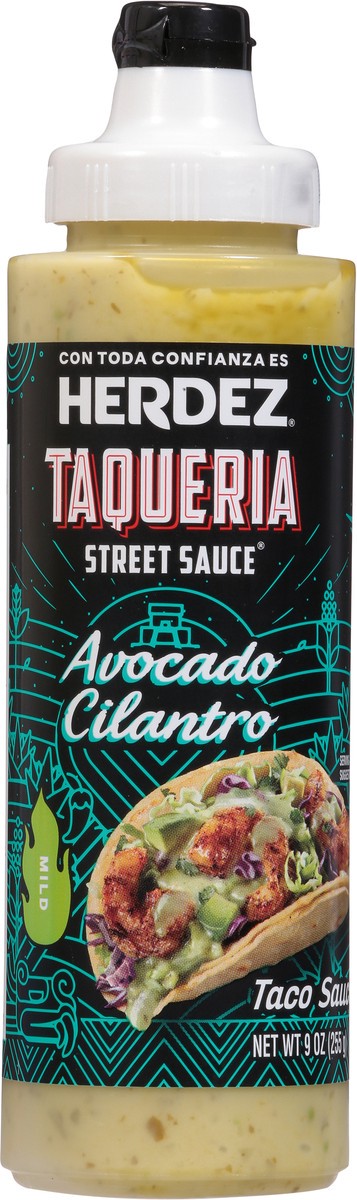 slide 9 of 9, HERDEZ TAQUERIA STREET SAUCE Avocado Cilantro Mild, 9 oz